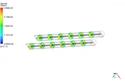 انتقال حرارت جا به جایی اجباری در لوله U شکل، شبیه سازی با انسیس فلوئنت