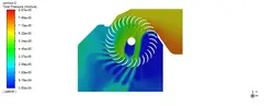 کاویتاسیون در توربین جریان متقاطع،شبیه سازی با انسیس فلوئنت