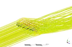 ایرفویل سه بعدی، شبیه سازی با انسیس فلوئنت