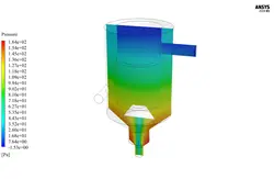 جداکننده گردابه هیدرودینامیکی (اویلرین)، شبیه سازی با انسیس فلوئنت