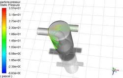 سیکلون Fly Ash، شبیه سازی با انسیس فلوئنت
