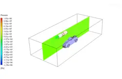 Jet Fan Application in a Tunnel Considering a Car Explosion , CFD Simulation ANSYS Fluent Training