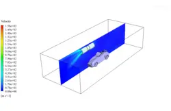 Jet Fan Application in a Tunnel Considering a Car Explosion , CFD Simulation ANSYS Fluent Training