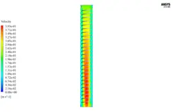 انتقال حرارت در مبدل حرارتی پوسته عمودی و لوله مارپیچی، شبیه سازی با انسیس فلوئنت