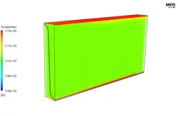 مبدل حرارتی با فین های داخلی، شبیه سازی با انسیس فلوئنت