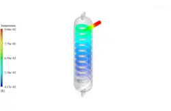 مبدل حرارتی پوسته و لوله عمودی با سدیم مایع، شبیه سازی با انسیس فلوئنت