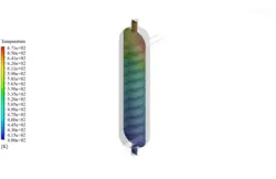 مبدل حرارتی پوسته و لوله عمودی با سدیم مایع، شبیه سازی با انسیس فلوئنت