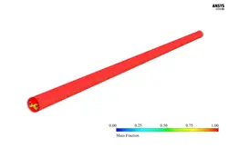 کلکتور خورشیدی PCM، شبیه سازی با انسیس فلوئنت