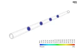 کلکتور خورشیدی PCM، شبیه سازی با انسیس فلوئنت