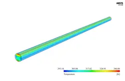 کلکتور خورشیدی PCM، شبیه سازی با انسیس فلوئنت