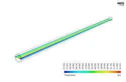 کلکتور خورشیدی PCM، شبیه سازی با انسیس فلوئنت
