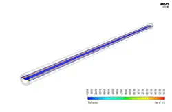 کلکتور خورشیدی PCM، شبیه سازی با انسیس فلوئنت
