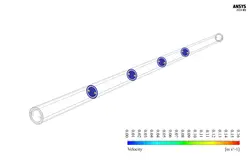 کلکتور خورشیدی PCM، شبیه سازی با انسیس فلوئنت