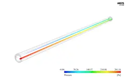 کلکتور خورشیدی PCM، شبیه سازی با انسیس فلوئنت
