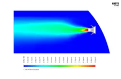 سوخت دیزل در محفظه احتراق توربین گازی، شبیه سازی با انسیس فلوئنت