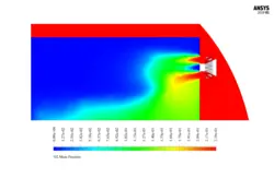سوخت دیزل در محفظه احتراق توربین گازی، شبیه سازی با انسیس فلوئنت
