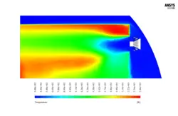 سوخت دیزل در محفظه احتراق توربین گازی، شبیه سازی با انسیس فلوئنت