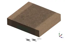 شستشوی هواپیما با جت آب، شبیه سازی با انسیس فلوئنت