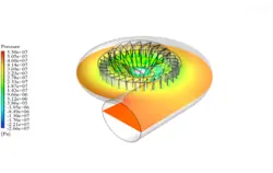 پمپ سانتریفیوژ، شبیه سازی با انسیس فلوئنت