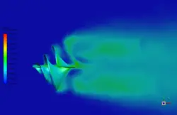 توربین بادی Liam F1 شهری، شبیه سازی با انسیس فلوئنت