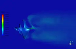 توربین بادی Liam F1 شهری، شبیه سازی با انسیس فلوئنت