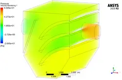 جریان فاز گسسته سیال به دام افتاده (Trapper)، شبیه سازی با انسیس فلوئنت