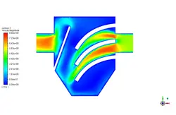 جریان فاز گسسته سیال به دام افتاده (Trapper)، شبیه سازی با انسیس فلوئنت