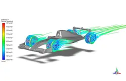 F1 Aerodynamics, Pressure Based vs Density Based Simulation, ANSYS Fluent