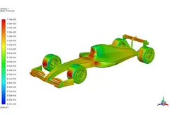 F1 Aerodynamics, Pressure Based vs Density Based Simulation, ANSYS Fluent