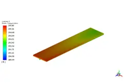 کلکتور خورشیدی صفحه تخت، انتقال حرارت مزدوج (CHT) ، شبیه سازی با انسیس فلوئنت