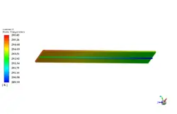 کلکتور خورشیدی صفحه تخت، انتقال حرارت مزدوج (CHT) ، شبیه سازی با انسیس فلوئنت