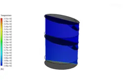 دستگاه آب شیرین کن دو مرحله ای، شبیه سازی با انسیس فلوئنت