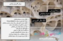 بسته آموزشی محیط متخلخل، 10 مثال کاربردی برای کاربران مبتدی - انسیس فلوئنت