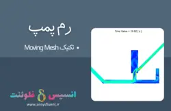 بسته آموزشی مش متحرک (Moving Mesh,Mesh Motion)، 10 مثال کاربردی برای کاربران مبتدی - انسیس فلوئنت