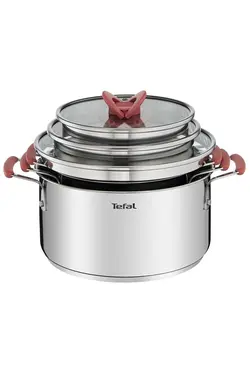 ست ظروف استیل Optispace - 6 عدد تفال Tefal