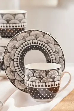 ست فنجان قهوه خوری 6 نفره آیسل کاراجا Karaca