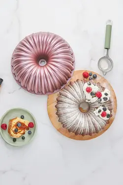 قالب کیک شیار دار آلمینیومی آنتراسیت کاراجا Karaca