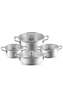 سرویس ظروف استیل 8 تکه الاز کاراجا Karaca