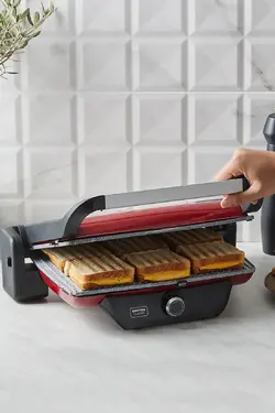 گاسترو کلاسیک گریل و توستر قرمز کاراجا Karaca