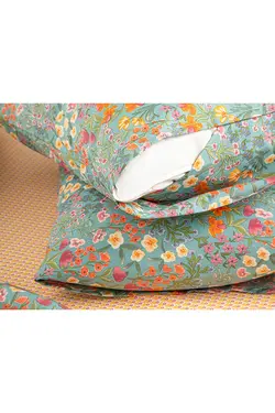 روبالشی 2 دو تکه اتوکشی شده طرح Hidden Yard  انگلیش هوم English Home