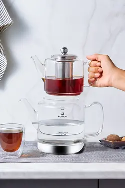 قوری پیرکس شیشه ای دورا کاراجا Karaca