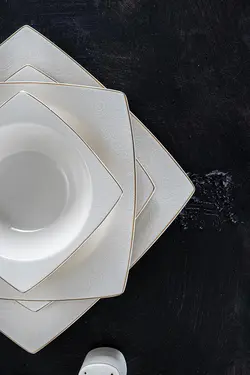 ظروف غذاخوری چینی 12 نفره حنا  اجار Acar