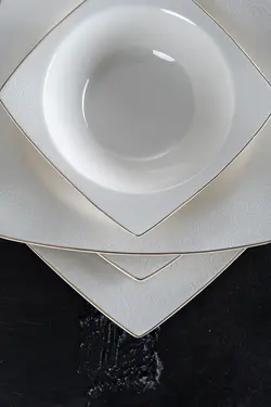 ظروف غذاخوری چینی 12 نفره حنا  اجار Acar