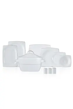 ظروف غذاخوری چینی 12 نفره حنا  اجار Acar