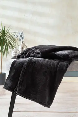 پتو مسافرتی سایز 190 × 140 مشکی یاتاش Yatas