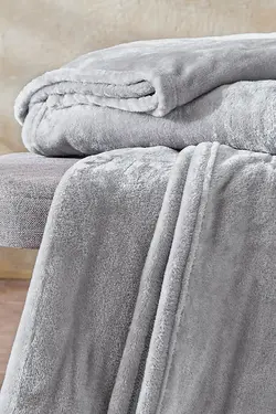 پتو مسافرتی سایز 190 × 140 خاکستری روشن یاتاش Yatas