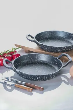 ست ماهیتابه دو عددی چدن آدا - 20 سانتی متر اجار Acar