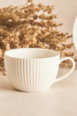 سرویس فنجان نعلبکی مدل صدف مخصوص 2 نفر کاراجا Karaca