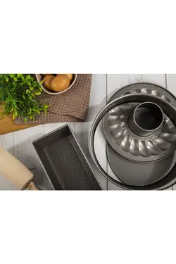 ست 3 عددی قالب کیک 3 تکه متالیک تفال Tefal