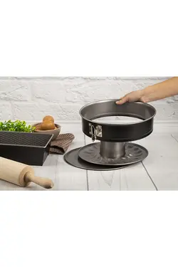 ست 3 عددی قالب کیک 3 تکه متالیک تفال Tefal